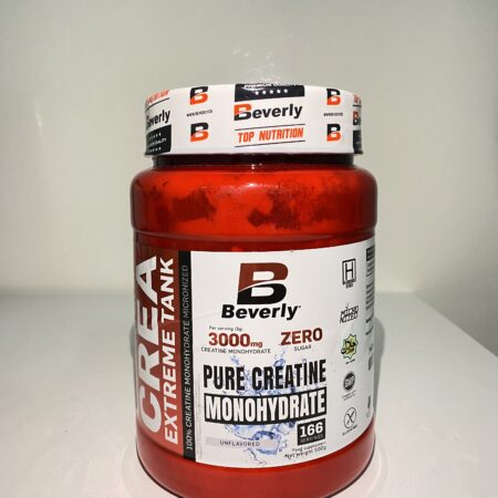 PURE CREATINE MONOHYDRATE 500g (166 Servings) – BEVERLY
